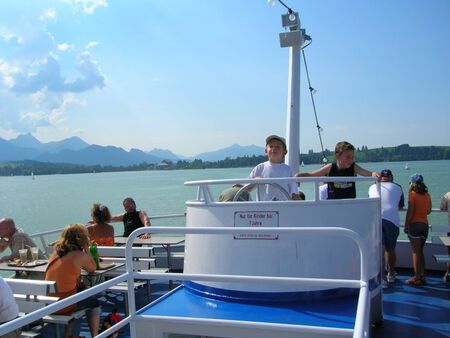Forggenseeschifffahrt in Füssen im Allgäu